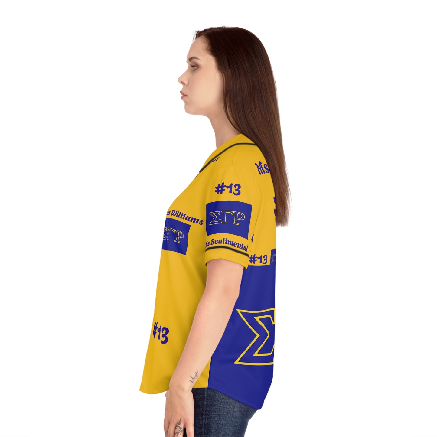 Women's Baseball Jersey (AOP)