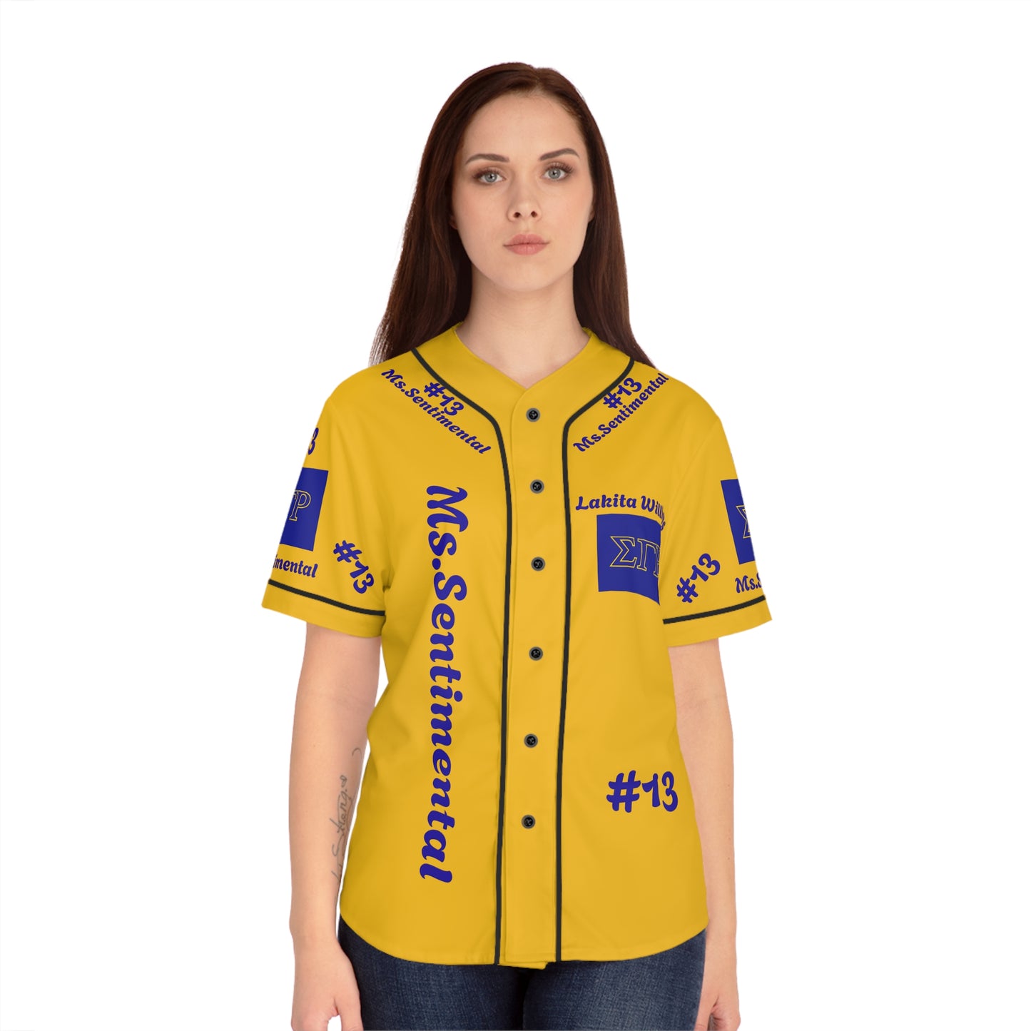 Women's Baseball Jersey (AOP)