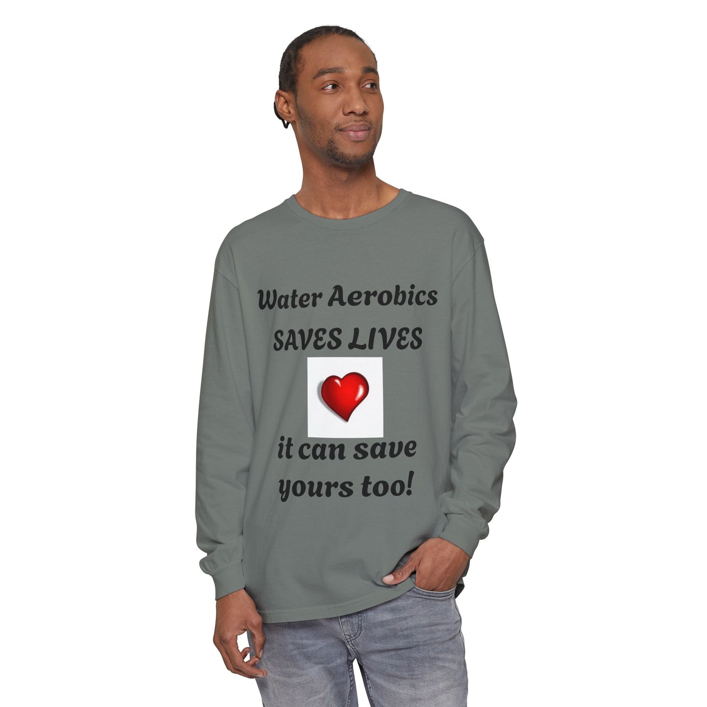 Unisex Garment-dyed Long Sleeve T-Shirt