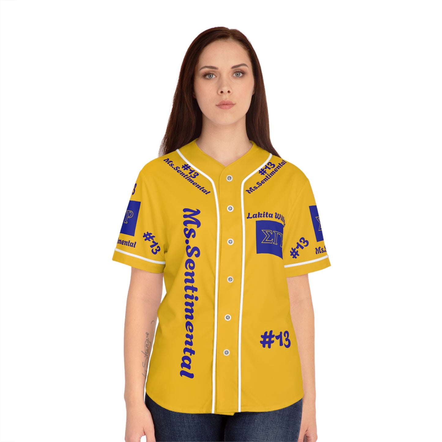 Women's Baseball Jersey (AOP)
