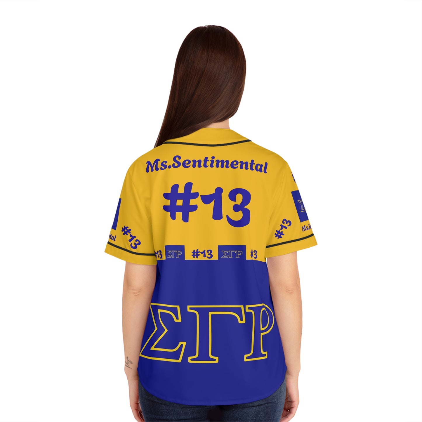 Women's Baseball Jersey (AOP)