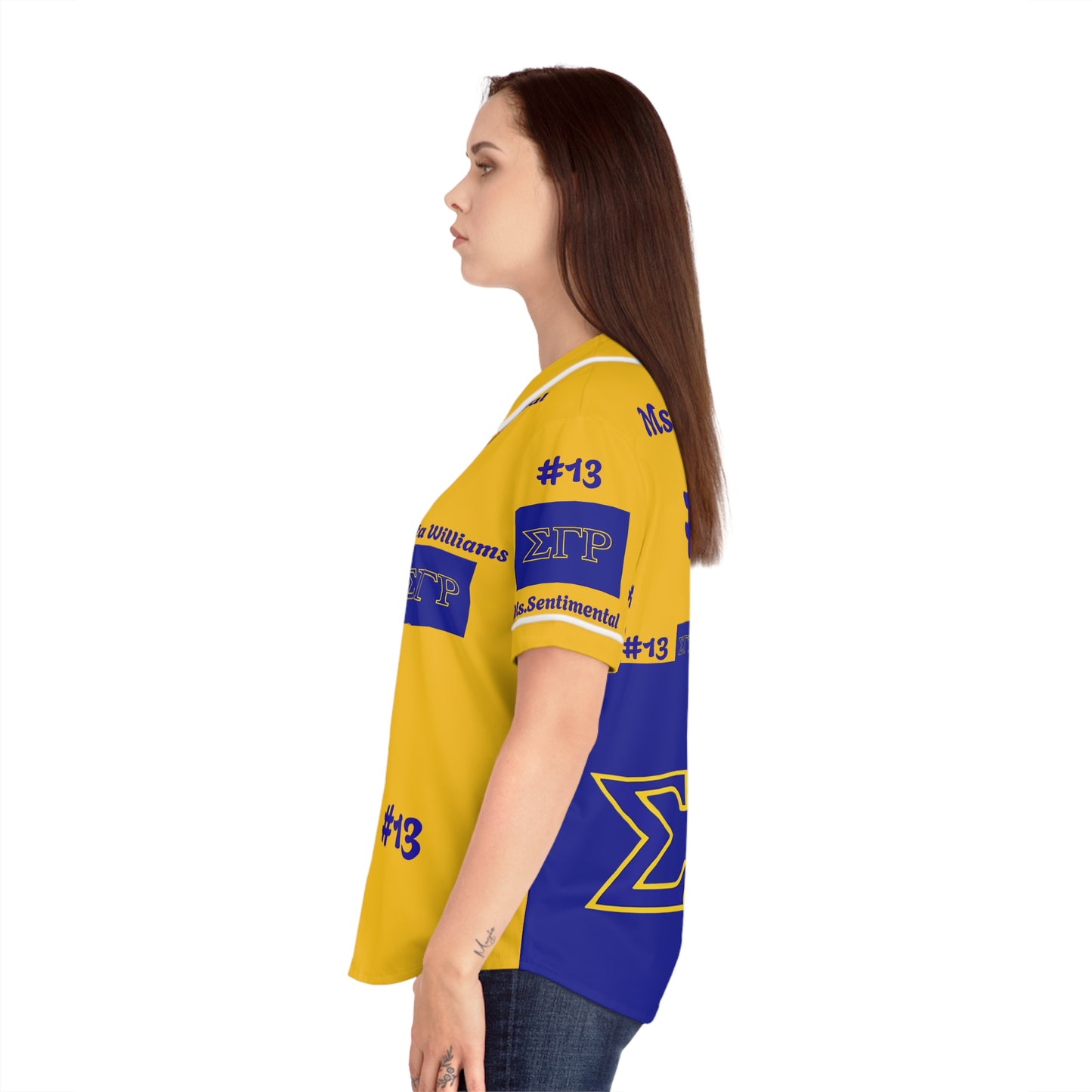 Women's Baseball Jersey (AOP)